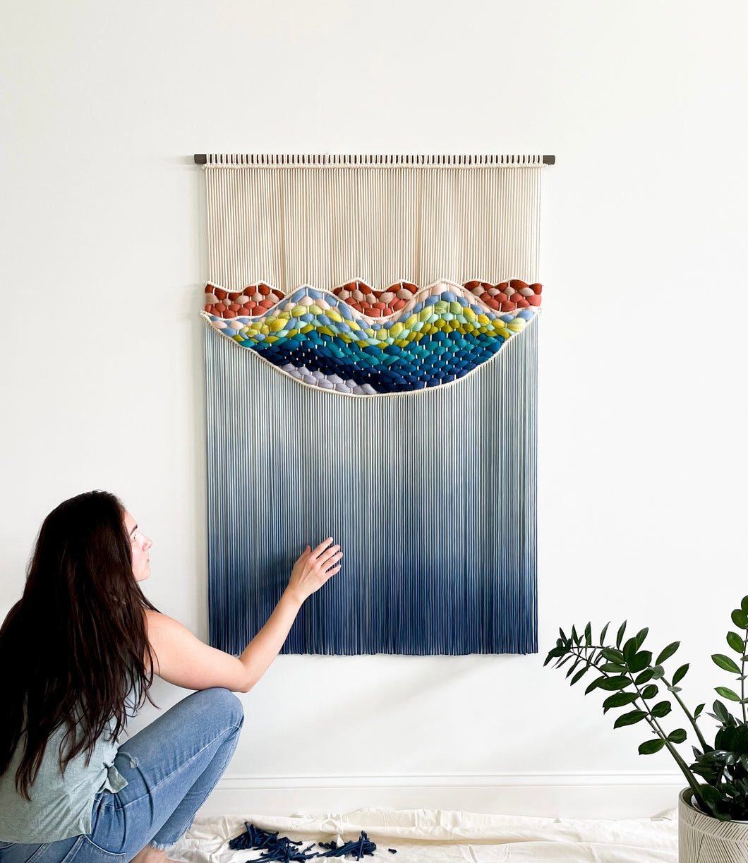 'Long Foothills' Mountain Tapestry
